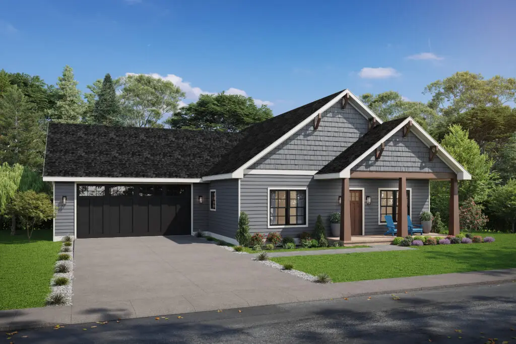 The Timber floor plan offered by Harvell Homes in in Powell Wyoming