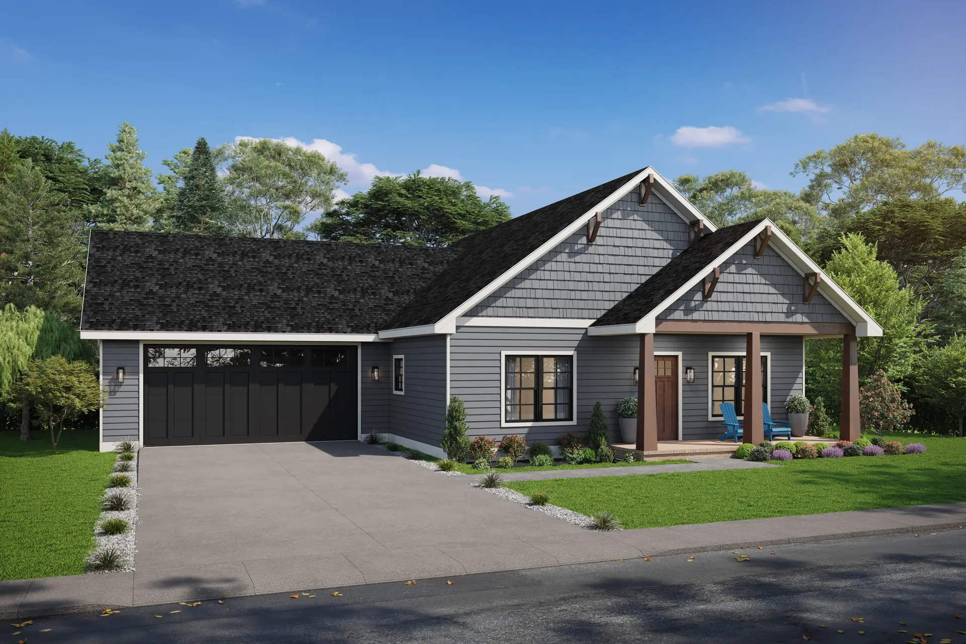 The Timber floor plan offered by Harvell Homes in in Powell Wyoming