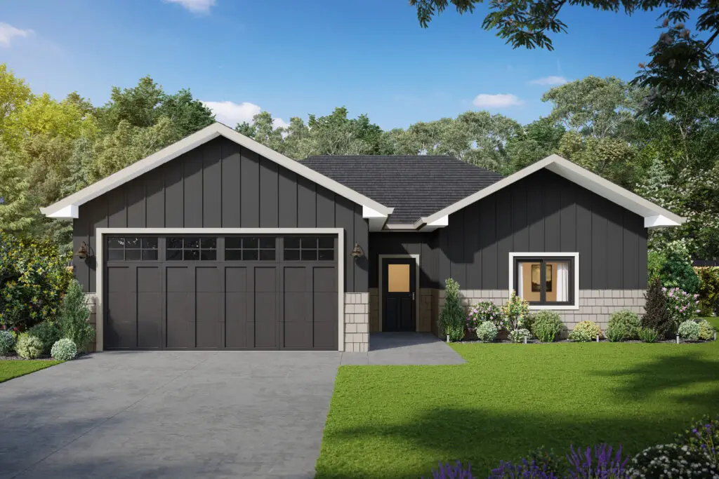 The Summit floor plan offered by Harvell Homes in in Powell Wyoming