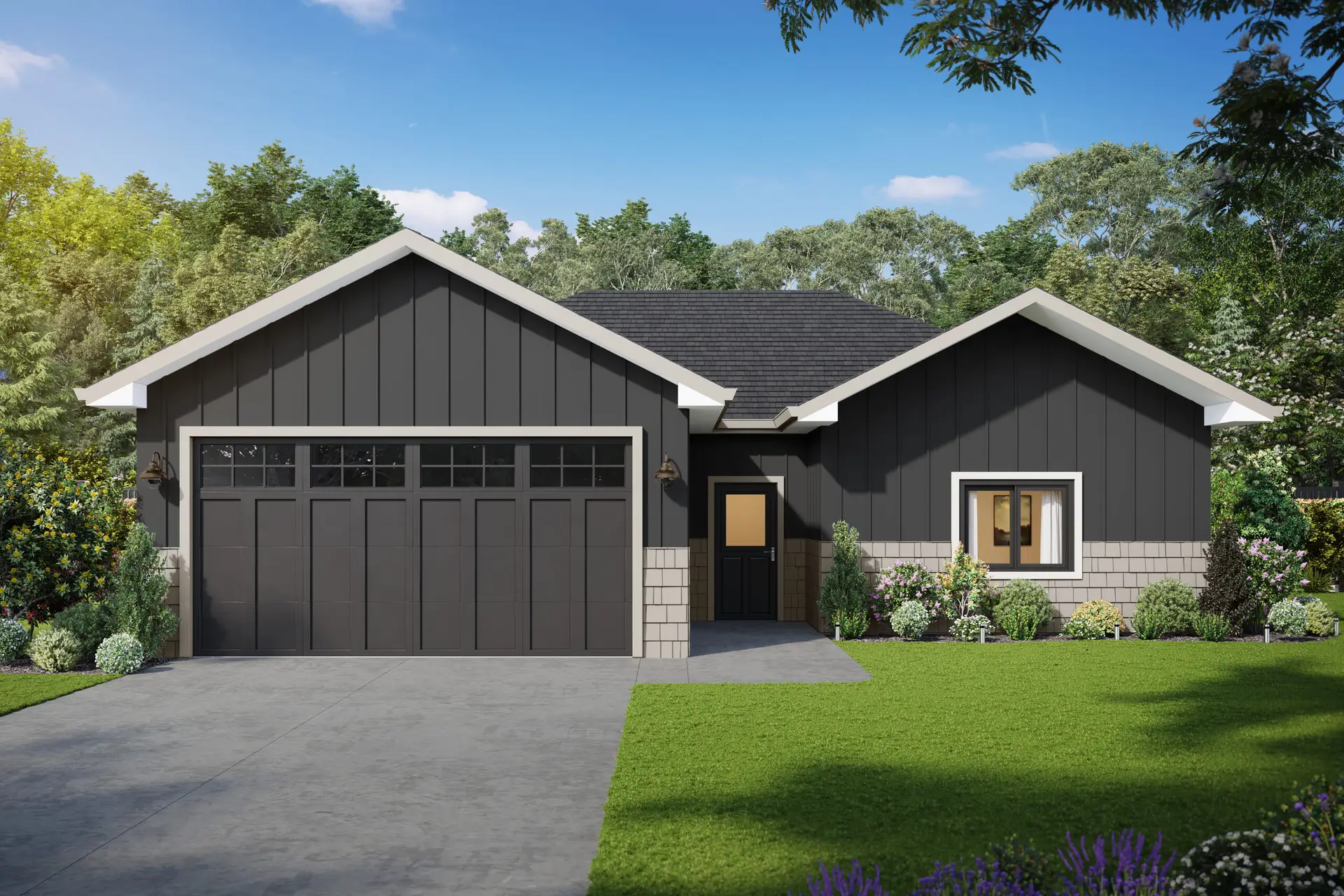The Summit floor plan offered by Harvell Homes in in Powell Wyoming